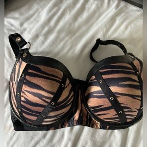 Honey Birdette bra animal print 34H